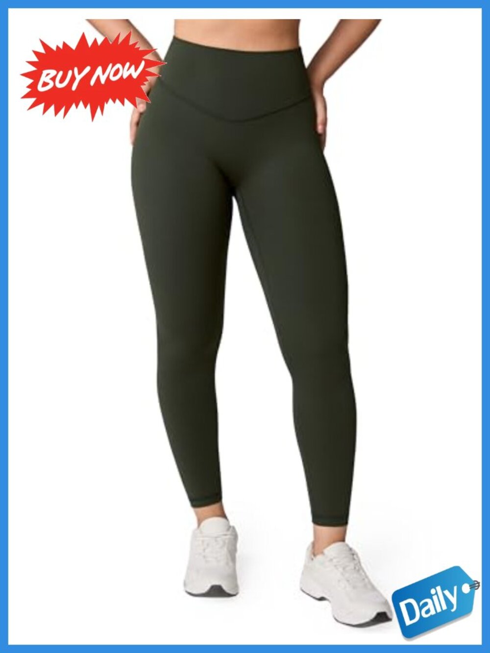 Hugcurve No Front Seam Leggings 25" High Rise Buttery Soft 4-Way Stretch